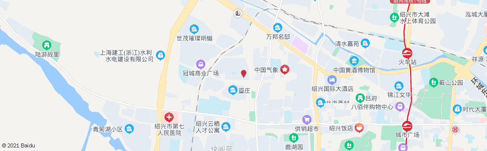 绍兴西湖新村(渡船坊)_公交站地图_绍兴公交_妙搜公交查询2024