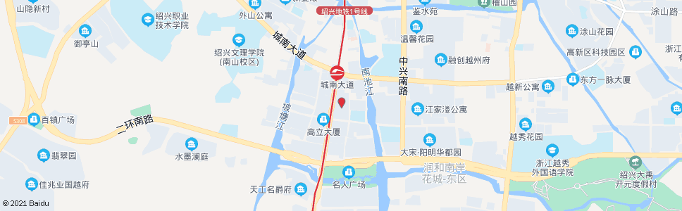 绍兴翠苑新村_公交站地图_绍兴公交_妙搜公交查询2024