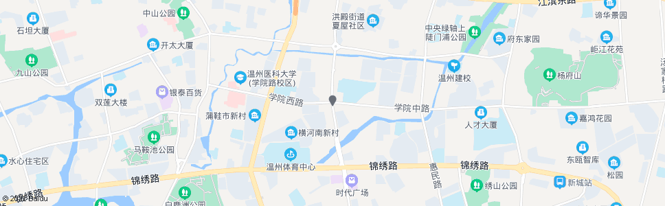 温州BRT学院西路口_公交站地图_温州公交_妙搜公交查询2025