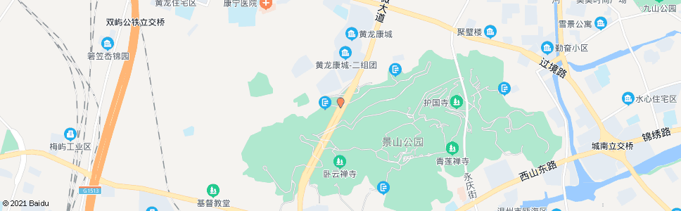 温州景山隧道_公交站地图_温州公交_妙搜公交查询2024