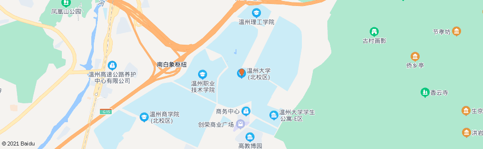 温州温州大学北校区_公交站地图_温州公交_妙搜公交查询2025