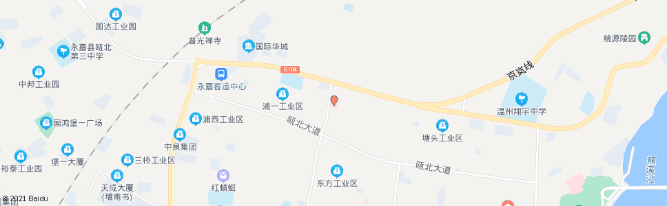 温州瓯北城市新区医院(江北街)_公交站地图_温州公交_妙搜公交查询2024