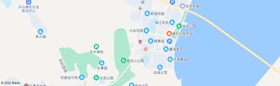 舟山莲花公寓_公交站地图_舟山公交_妙搜公交查询2025